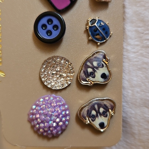 Assorted Single Earrings and One Pair Dog Earrings - Picture 2 of 3